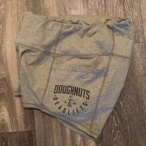 Doughnuts and Deadlifts Workout Shorts